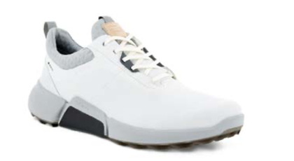 Ecco mens golf biom h4 shoe whiteconcrete 540 r143